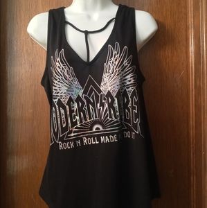 FYE Dlux "Modern Rebel" Black Tank Top Medium